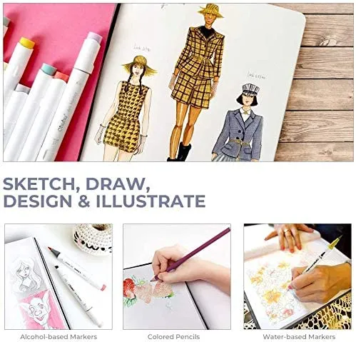 Ohuhu Marker Pads Art Sketchbook, x ×10