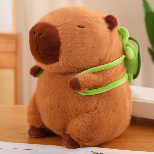 25/32/45CM Cute Capybara Plush Toy Turtle Backpack Soft Toy Birthday Christmas Gift For Kids Home Decor 水豚玩偶