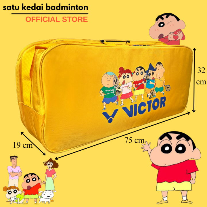 VICTOR x CRAYON SHIN-CHAN Rectangular Racket Bag, 100% Original | Lazada