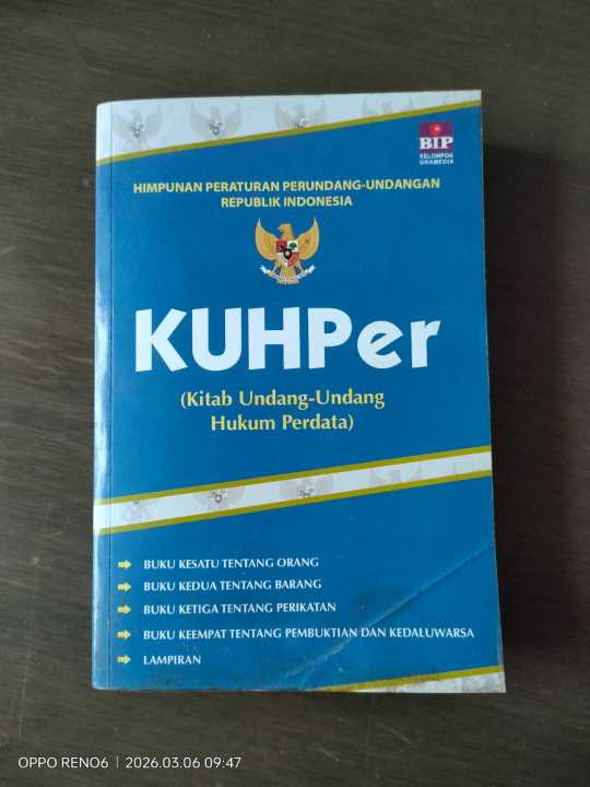 Kuhper BUKU KUHPER KITAB UNDANG-UNDANG HUKUM PERDATA | Lazada Indonesia