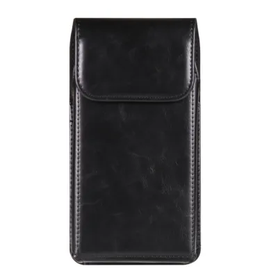 SPDD Solid Color Leather Belt Clip Phone Case Waist Case Vertical ic Waist Bag Vintage Cards Holder Phone Belt Hanging Pouch Mobile Phone