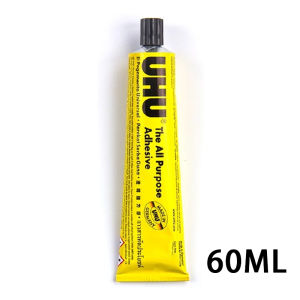 60ml UHU Multi-Purpose Soft Adhesive Glue For Textiles Rubber Shoes Porcelain Handmade Model