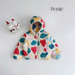 Áo khoác gió chần bông kèm nón nhiều màu cho bé trai bé gái size 11kg tới 25kg BERNIE KIDS T0125A25
