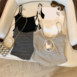 สาวฮอตเปิดกลับลายเชือกแขวนคอแก้ไขหน้าอกเบาะเสื้อกั๊กผู้หญิงฤดูร้อนวงนอกแสดงผอมสั้นด้านบนสามารถสวมใส่ด้านนอก