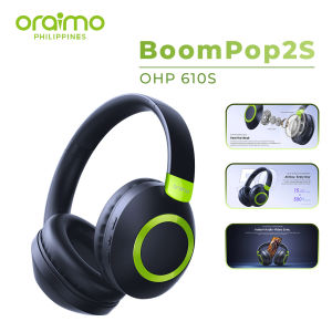 Oraimo OHP-610S Bluetooth Headphones  Gesture Control Over Ear Wireless Gaming Headset With Mic Hi-Fi Sound Deep Bass Dual Device Connection Wireless Earphone