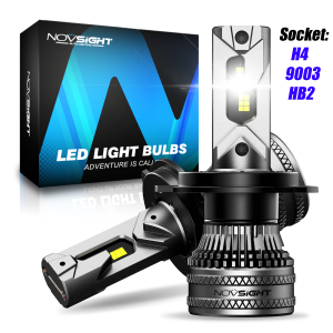 2 Bóng Novsight Bóng Đèn Pha LED Ô Tô N96 Mới Nhất 9005 (HB3) 9006 (HB4) H4 H7 H11 Đèn LED Sương Mù Chùm Cao/Thấp Cho Ô Tô 200W 40000LM 6500K Cắm Và Chạy Siêu Sáng Bảo Hành 1 Năm