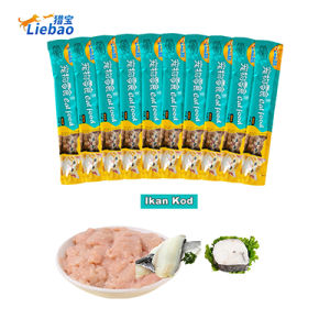 50Pcs Cat Snack Kucing Creamy 15gr Makanan Basah Cemilan Pengemukan Pelengkapa Hewan Peliharaan