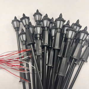 20x mô hình đèn đường Đèn Bàn chơi cát trò chơi chiến tranh Làng Pathway đèn lồng đèn cột trụ mô hình đèn đường