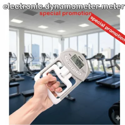 [SG Stock] Digital Hand Dynamometer | 90kg/198lbs High Precision Grip Strength Tester | 19 User Memory Record | Electronic Hand Grip Force Meter | Strength Tracking for Gym