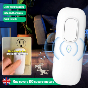 Upgraded Ultrasonic Mouse Repeller Electronic Repellent 360°Pest Control Repeller Mice Ants Mosquitoes Spiders Rodents Roach Repeller Plug In Indoor Usage Best