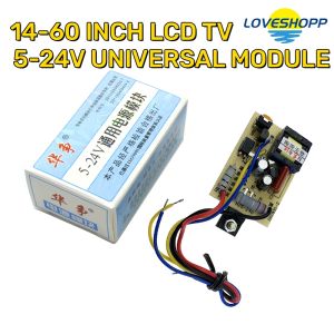 4 wires LCD LED TV Universal Switching Power Supply Module Universal Power Board 5-24V with Manual