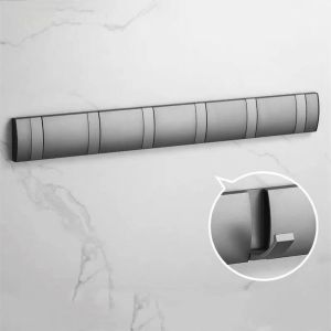FPXR8 Folding Bathroom Accessories Wall Nail Free Installation Hooks Clothes Holder Towel Hanger Coat Rack