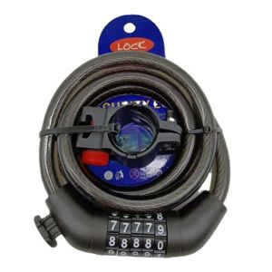 Khoá dây xe đạp 5 số cao cấp bền bỉ chất lượng cao cho xe đạp xe máy đa dụng chống trộm -BeloveShop