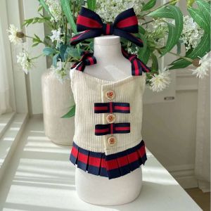 Cotton Skirt Sets All Seasons Elegant Slip Dresses Dog Cat Short Skirts StrappyClothes Cute clothing2026