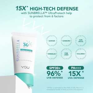 YOU Sunbrella Daily Defense Sunscreen Serum SPF30 | Tabir Surya UVA UVB Blue Light