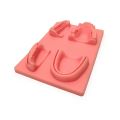 ZHONGMEET Silicon Mô hình khâu răng miệng/nướu Thực hành khâu vết thương 4 loại vết thương Đệm khâu da miệng Có thể tái sử dụng Mềm mại Mô hình giảng dạy nha khoa Dành cho giảng dạy nha sĩ. 