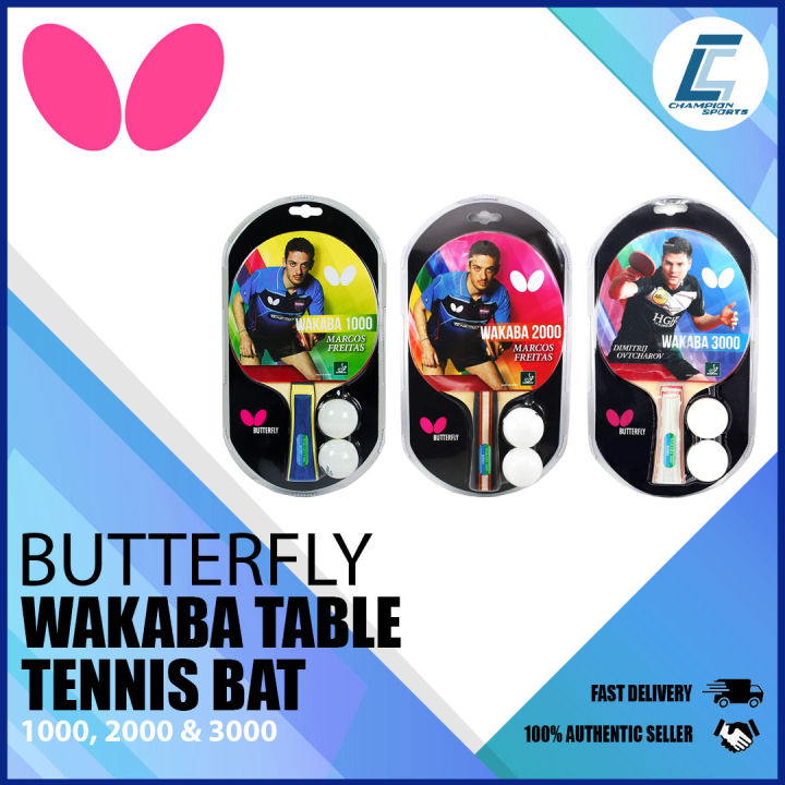 Butterfly Wakaba 1000 2000 3000 Table Tennis Bat | Lazada Singapore