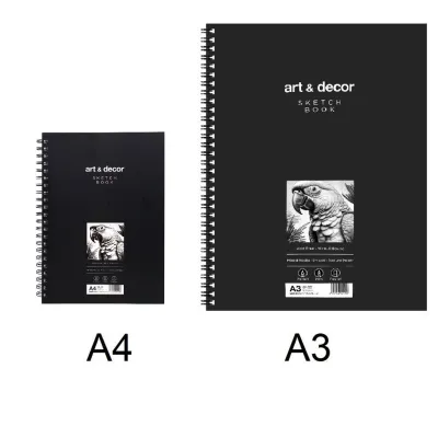 Unicorn Sketch Book A4/A3 120gsm 60s Hard Cover Art Drawing Paper WIre-O Binding (USB-928/USB-929)
