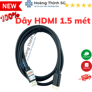 Dây HDMI 1.5m-5m-15m UNITEK lỗi đồng nguyên chất max 4K / 30Hz Hàng chính hãng bảo hành 6 tháng