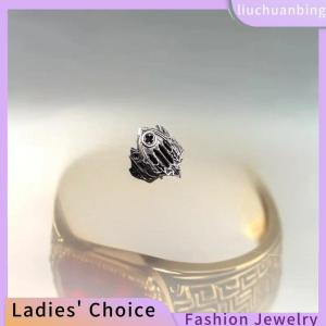 [COD] liuchuanbing Jewellery Unique Cross Burning Cathedral Gothic Relief Window Hollow Carved Adjustable Alloy Open Ring For Daily Wear Jewelry Gift