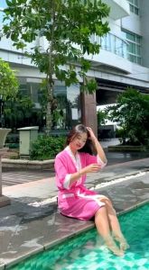 Kimono Handuk HST Motif Penguinbaju handukhanduk bajuhanduk mandikimono handuk dresskimono handuk wanitahanduk renanghanduk dewasahanduk polos
