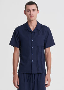 House of Etern - Kemeja Pria Damian Shirt Navy