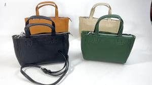 Genuine leather handbag small square bag new high-end small tote bag fashionable niche shoulder and crossbody bag for women handbag