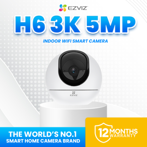 EZVIZ H6 3K/5MP IP Camera Wifi Camera Smart Night Vision CCTV with audio and speaker cctv camera connect cellphone