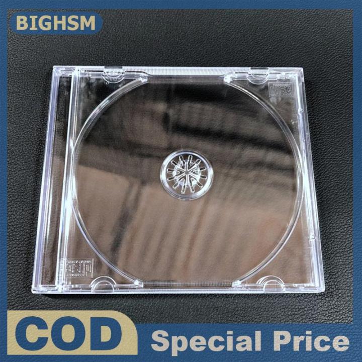BIGHSM Nhựa trong suốt duy nhất mảnh đĩa trường hợp CD trường hợp dày ...