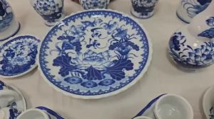 Bộ Đồ Thờ Sứ Men Xanh Bát Tràng – Tinh Hoa Văn Hóa Trang Nghiêm Không Gian Thờ