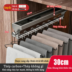 MEIDOO Giá treo quần móc treo có thể thu vào làm bằng thép carbon cho độ bền
