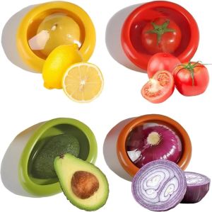 Kitchen Storage Box Fruit Vegetable Container Fresh Box Avocado Tomato Lemon Onion Fresh-Keeping Crisper Kitchen Gadgets