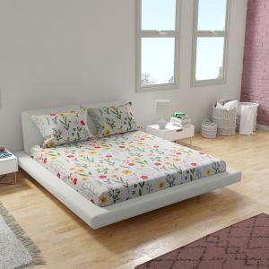 Sprei Ukuran Komplit 90cm Sampai 200x200cmTanpa Sarung Bantal dan Guling Minimalis Elegan Terbaru LP