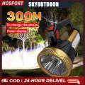 Outdoor Waterproof USB Rechargeable Spotlight & Side Light Portable Work Light Powerful Handheld Lantern for Emergencies Camping Hiking Outdoor Indoor. 
