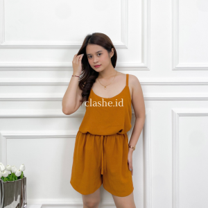 Kyla Set Setelan Wanita Atasan Tanktop Dan Celana Pendek Crinkle Airflow Korean Style Kekinian Terbaru Ootd by Clashe