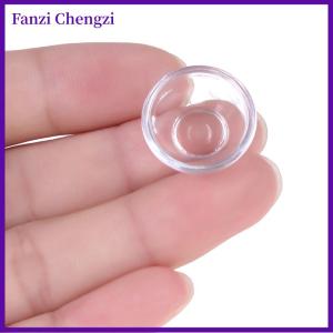 Fanzi ของเล่นตุ๊กตาใสขนาดเล็ก17ชิ้น เซ็ตอุปกรณ์บนโต๊ะอาหาร1:12แบบ DIY