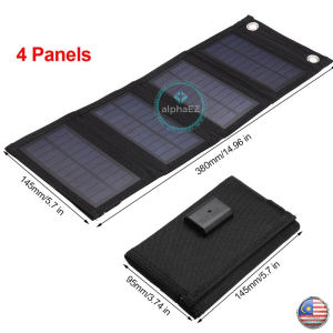 USB Foldable Solar Panel Outdoor Travel Hiking Portable Flexible Small Waterproof 5V Folding Solar Cell For Mobile Phone
