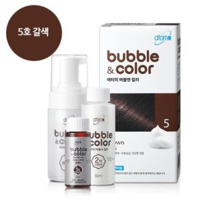 Gội Nhuộm tóc dạng nước & dạng bọt ATOMY Bubble Color 5 màu nâu