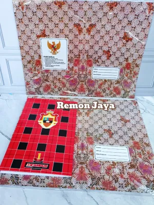 20 PCS Sampul Buku Batik Ukuran BOXY Besar ISI 20 PCS