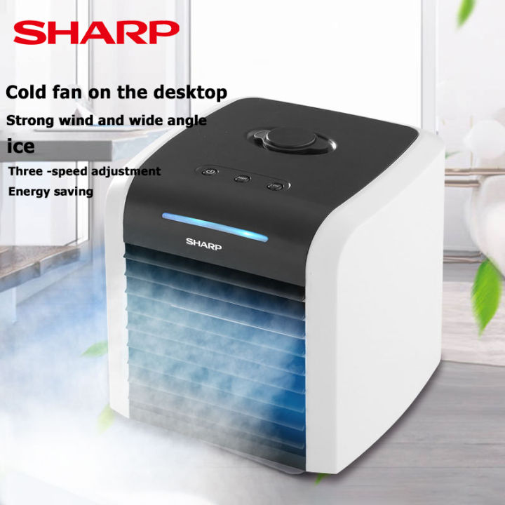 Sharp Portable Air Cooler Multifunction Mini Fan USB Electric Fan