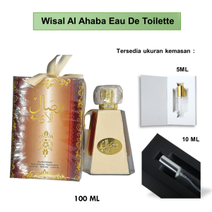 Parfum Arab Dubai Wisal Al Ahaba Pria Wanita EDT Parfume Refill 5ml 10ml 100ml Botol Kaca