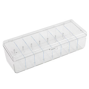 กล่องเก็บสายชาร์จ กล่องจัดระเบียบสายข้อมูล โปร่งใสทนทานพร้อมฝาปิด กล่องเก็บ Clutter สําหรับ Office Home