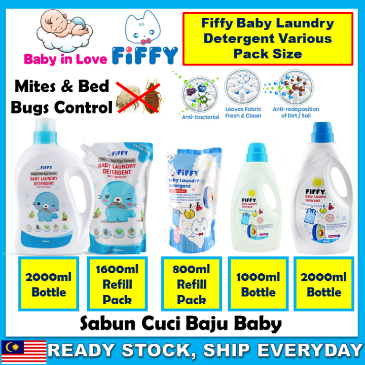 [Expiry Date Panjang + Pelbagai Size] FIFFY Baby Laundry Detergent With