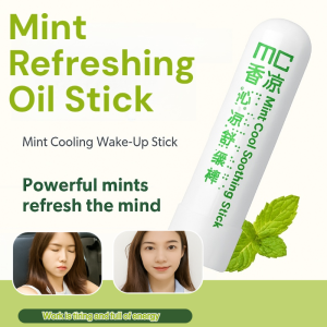 🌿Refreshing🌿 Startfeeling Refreshing Cooling Wake Up Stick Awake Brain Anti-Sleep Wake-Up Stick Soothing Moisturizing Mint Refreshing  Herbal Oil Mint Cool WakeUp Nasal Energy Refreshing Portable Wake-Up Stick提神醒脑棒