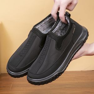 Geegobuy รองเท้าผ้าใบชายกันน้ำกันเปื้อนสำหรับการสัมผัสกับธรรมชาติในช่วงฤดูหนาว