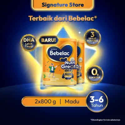 Bebelac 4 / Bebelac 3+ Madu Susu Pertumbuhan Bubuk 800gr x2