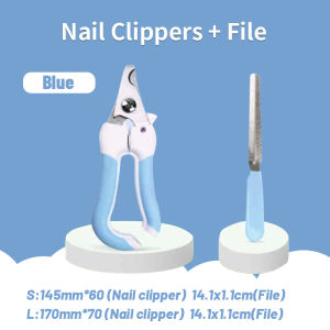 Set Gunting Kuku Hewan Peliharaan Stainless Steel Manicure Kuku Hewan Peliharaan