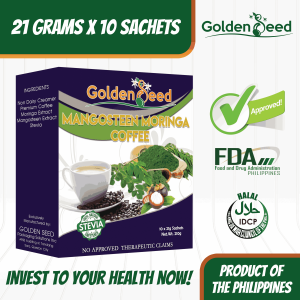 Golden Seed Coffee Mangosteen and Moringa Coffee Instant Coffee Mix