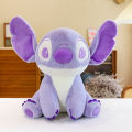 LZD  Stitch Plush Toy Blue Stitch Cartoon Doll Doll Large Pillow Doll Birthday Gift. 