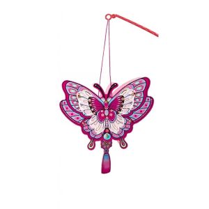 MMLUCK Paper Mid-Autumn Festival Glow Lanterns Portable Traditional Luminous Butterfly Rabbit Lamp LED Lantern Cartoon Chinese Style Lantern Children Gift